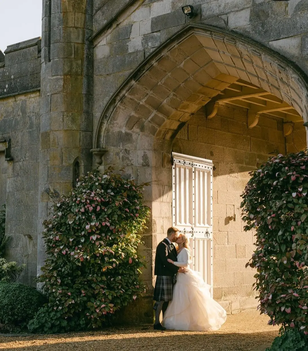 Castle romance wedding in Scotland