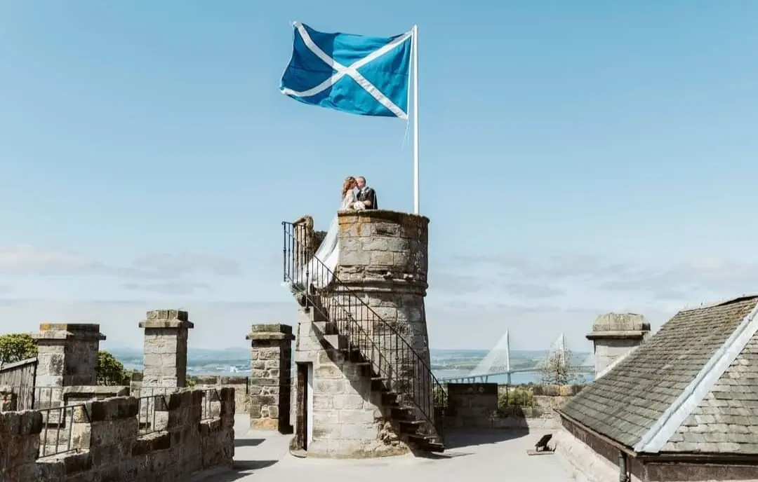 Proudly Scottish wedding in Scotland